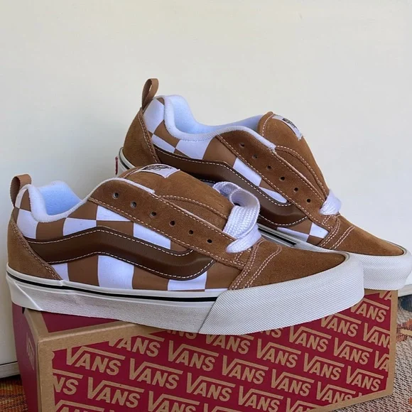 Vans WMNS Knu SkoolMega Check BrownVN000CRPBROSneakers